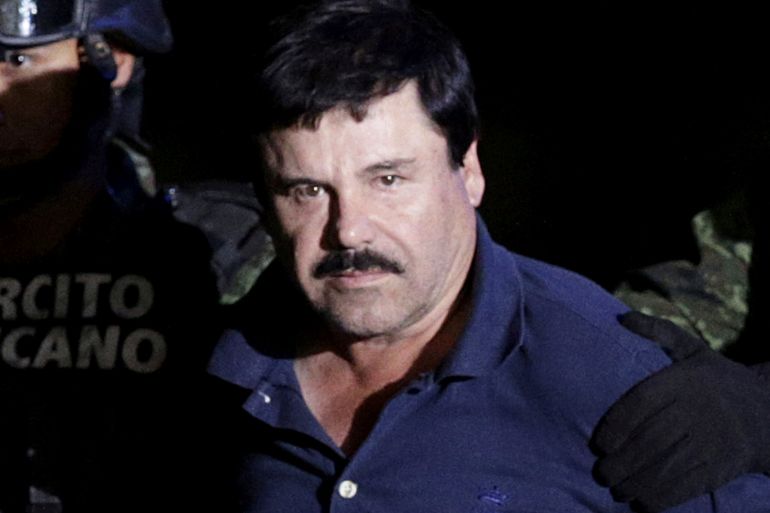 زعيم عصابة المخدرات المكسيكي خواكين جوزمان الشهير باسم "إل تشابو" 