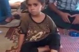 طفلة سوريا نازحة