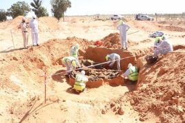 حكومة الوفاق الوطني تكشف مقبرة جماعية جديدة في ترهونة