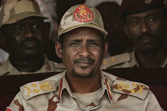 النائب الأول لرئيس مجلس السيادة الانتقالي السوداني الفريق أول محمد حمدان دقلو (حميدتي)