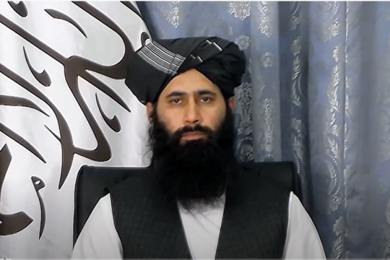 الدكتور محمد نعيم المتحدث باسم المكتب السياسي لحركة طالبان