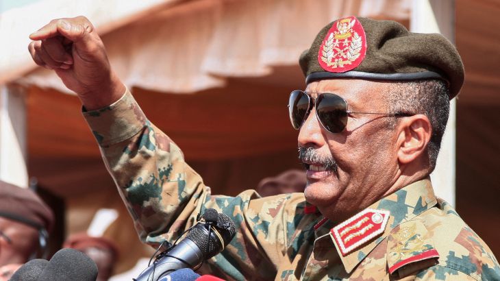 رئيس مجلس السيادة السوداني عبد الفتاح البرهان
