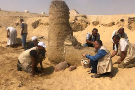 اكتشاف أثري جديد في سقارة المصرية