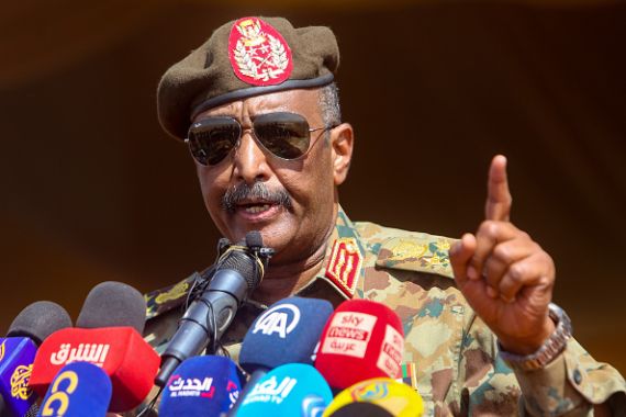 عبد الفتاح البرهان رئيس مجلس السيادة في السودان الفريق