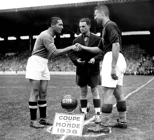 جوزيبي مياتزا قائد منتخب إيطاليا في مونديال 1938