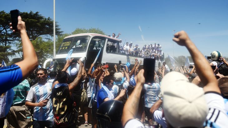 الأرجنتين كأس العالم حافلة