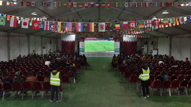 مخيم الزعتري كأس العالم