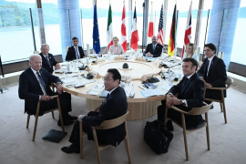 قادة مجموعة الدول الصناعية السبع في قمة هيروشيما (رويترز)