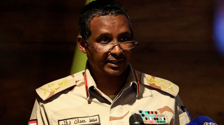 قائد قوات الدعم السريع محمد حمدان دقلو (حميدتي)