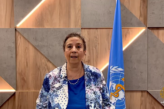 الدكتورة ريانة بوحاقة ممثل منظمة الصحة العالمية بدولة قطر