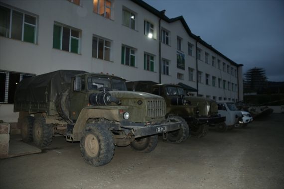 معدات العسكرية ضبطتها أذربيجان
