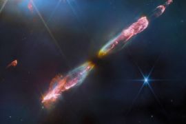 صورة النجم الحدث الولبادة كما التقطه تلسكوب جيمس ويب الفضائي(وكالة ناسا)