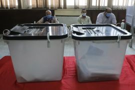 صناديق الاقتراع في انتخابات مصر عام 2018 (الأوربية)