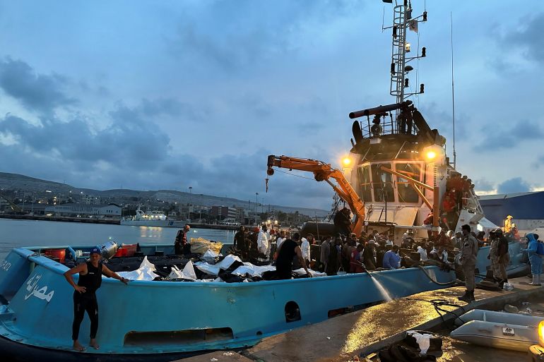 ليبيا درنة جثث قارب
