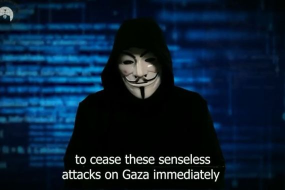 مجموعة من "القراصنة الإلكترونيين" وجهوا رسالة إلى رئيس الوزراء الإسرائيلي بنيامين نتنياهو والحكومة الإسرائيلية