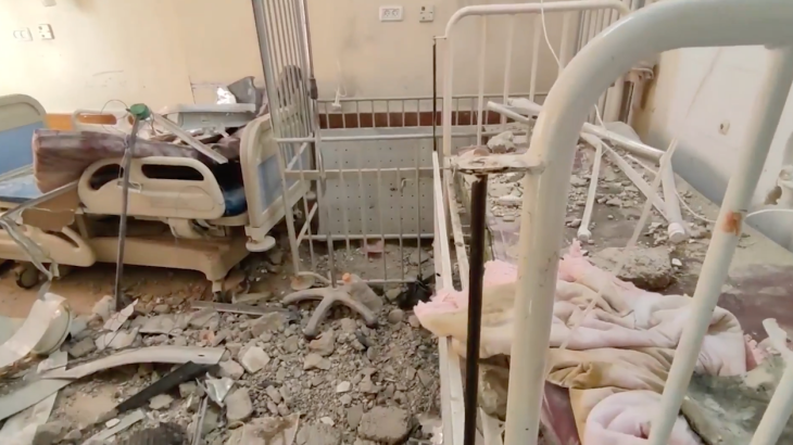 الاحتلال يقصف قسم الأطفال في مستشفى كمال عدوان شمال غزة