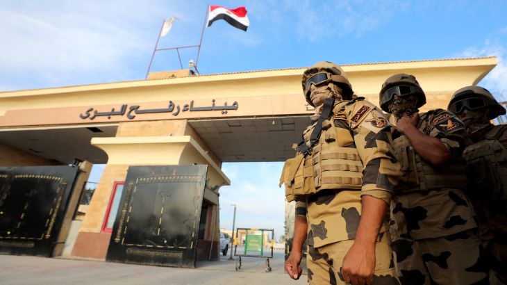 معبر رفح الحدودي بين مصر وقطاع غزة