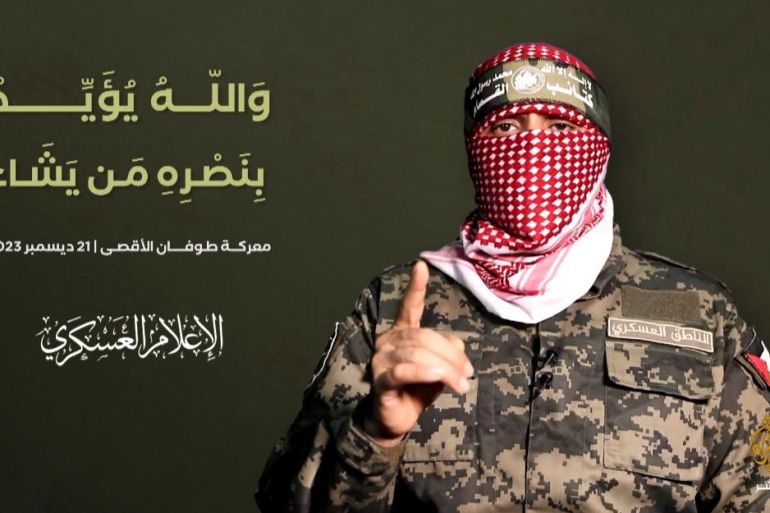 أبو عبيدة الناطق العسكري باسم كتائب القسام الجناح العسكري لحركة المقاومة الإسلامية "حماس"