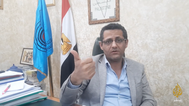 خالد البلشي نقيب الصحفيين في مصر في حوار مع موقع الجزيرة مباشر