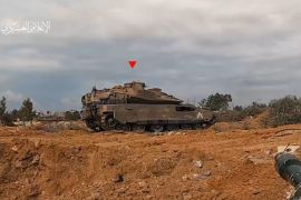 مشاهد من التحام مقاتلي القسام بجنود وآليات العدو المتوغلة في غزة (منصات التواصل)