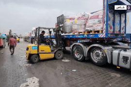 190 شاحنة مساعدات تدخل يوميًّا إلى قطاع غزة (الجزيرة مباشر)