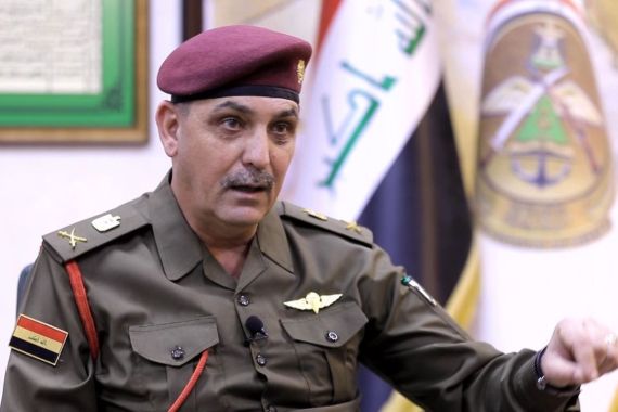 الناطق الإعلامي باسم القائد العام للقوات المسلحة العراقية اللواء يحيى رسول عبد الله