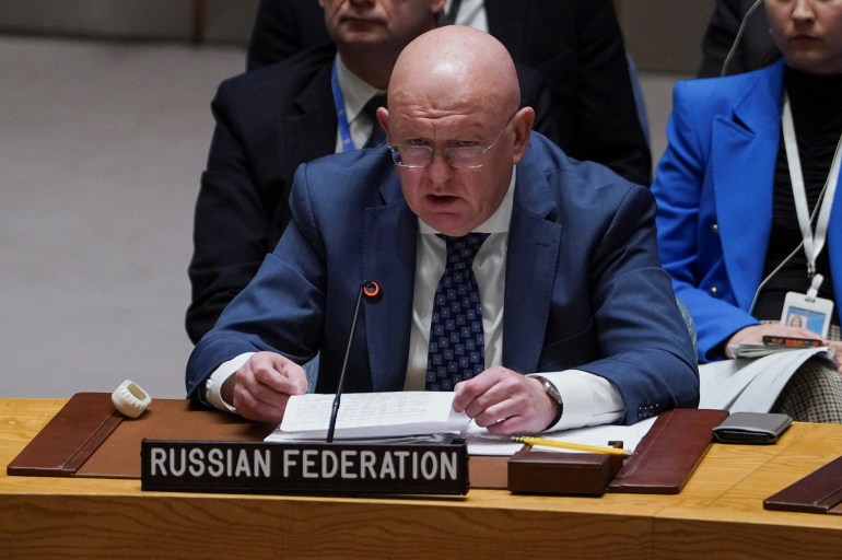 مندوب روسيا في الأمم المتحدة حمل واشنطن مسؤولية استمرار الحرب في غزة