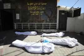 ضحايا مجزرة الطحين في شمالي غزة