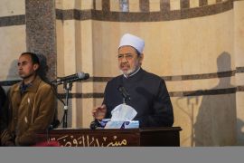 الإمام الأكبر الدكتور أحمد الطيب شيخ الجامع الأزهر (الأناضول)