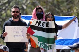 اتساع نطاق المظاهرات المنددة بحرب غزة في جامعة جنوب كاليفورنيا (رويترز)