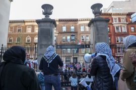 قمع الاحتجاجات في جامعة كولومبيا أدى لاتساع نطاقها (رويترز)