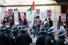 جامعة كولومبيا أشعلت شرارة المظاهرات المناهضة لحرب غزة في الجامعات الأمريكية (رويترز)