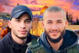 الشهيدان مصطفى سلطان عابد وأحمد محمد شواهنة (وكالة الأنباء الفلسطينية)