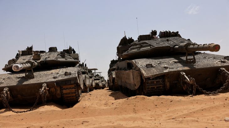 غزة دبابات احتلال قوات