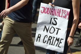 دعوات للالتزام بحماية حرية الصحافة وحقوق الصحفيين والإعلاميين في جميع أنحاء العالم (غيتي)