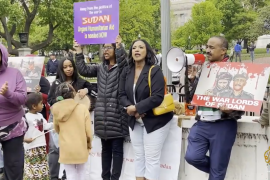 الجالية السودانية في الولايات المتحدة تنظم وقفة احتجاجية أمام البيت الأبيض